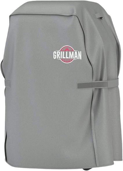 Grillman Barbeque Grill Cover - Fits Weber BBQ, Brinkmann, Outback & More - Waterproof, Rip-Proof, UV Resistant, Heavy Duty, Grey Grillman Barbeque Grill Cover - Fits Weber BBQ, Brinkmann, Outback & More - Waterproof, Rip-Proof, UV Resistant, Heavy Duty, Grey